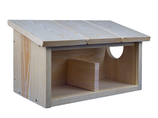 Eichhörnchen-Futterhaus aus Holz