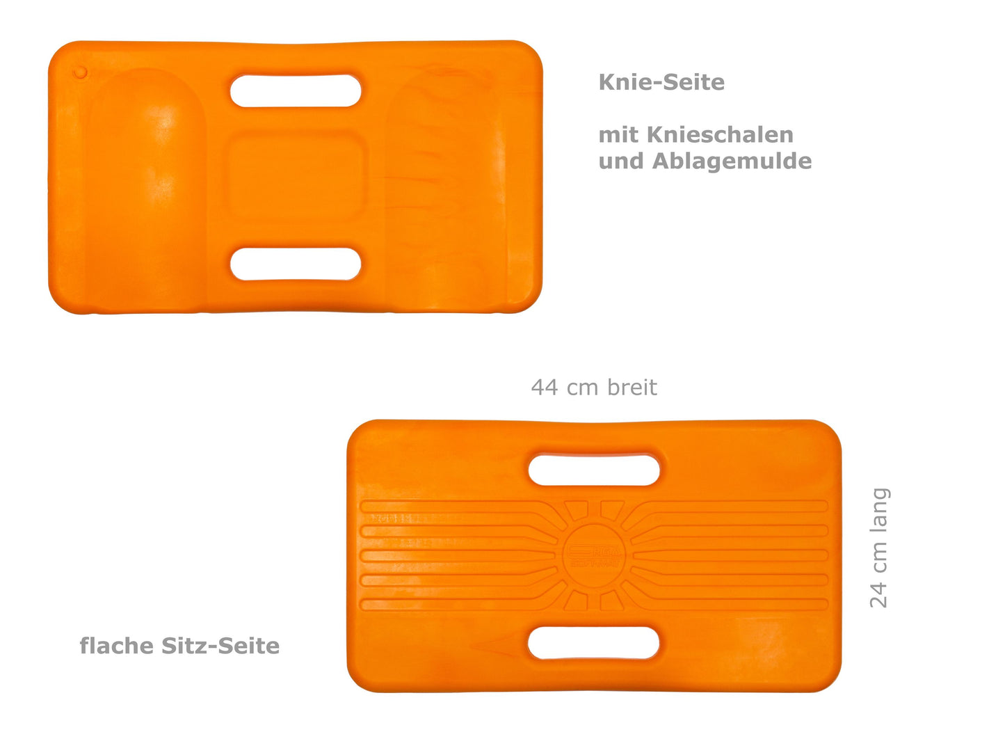Kniekissen / Sitzkissen 44x24 cm, aus PU-Schaum